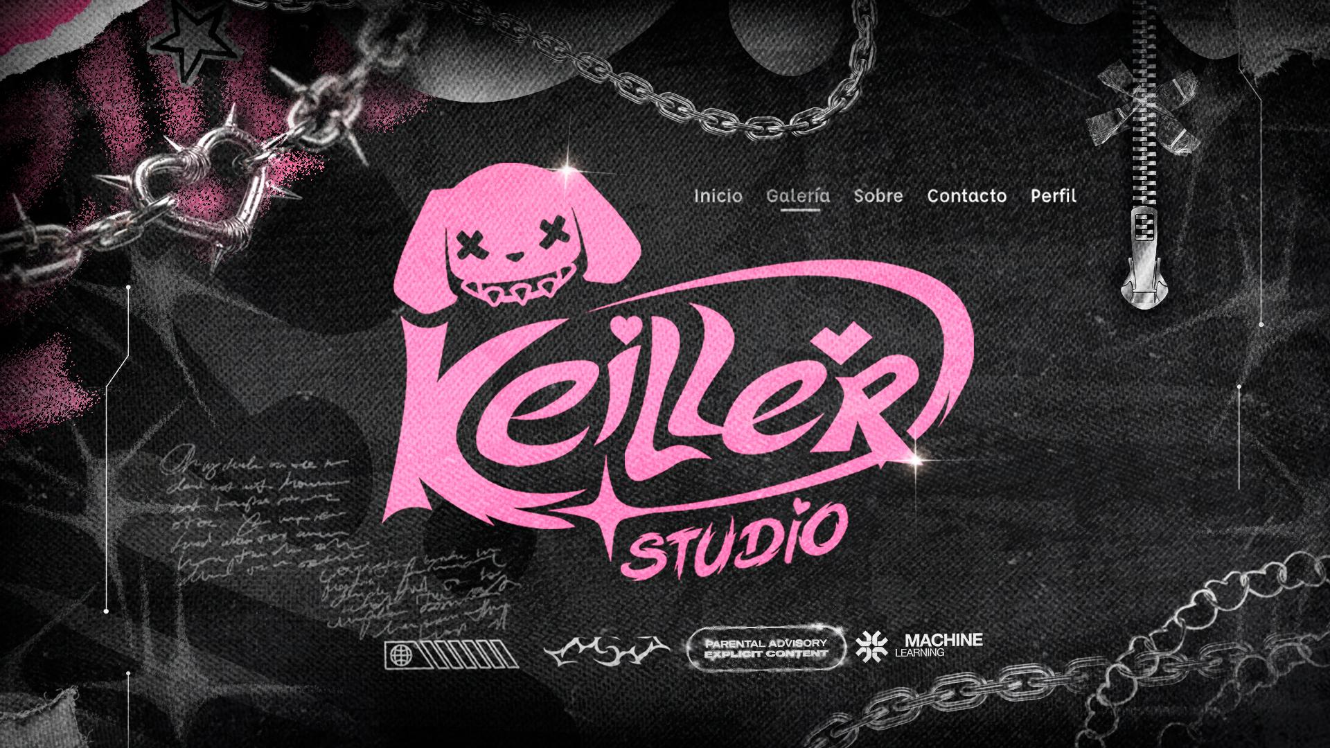 Discovery splash banner for Keiller Studio - ESTREIA 15/07 Discord server