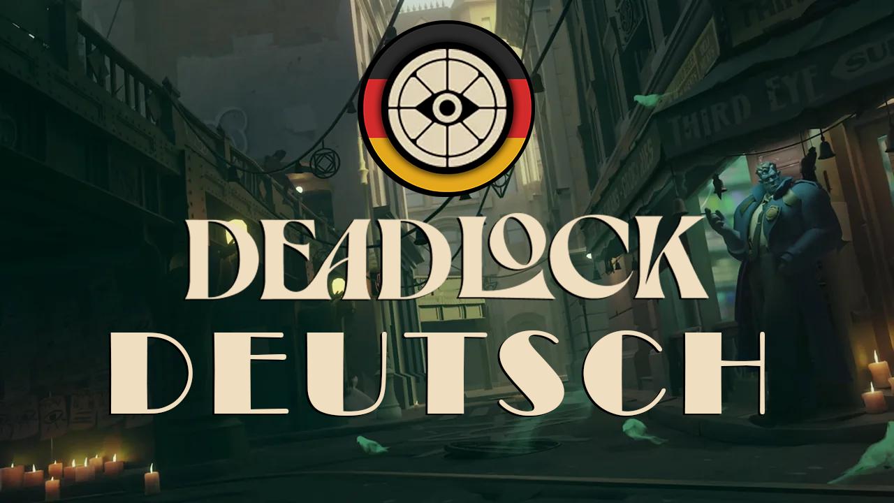Discovery splash banner for Deadlock Discord Deutschland | Beta-Invites & Mates Discord server