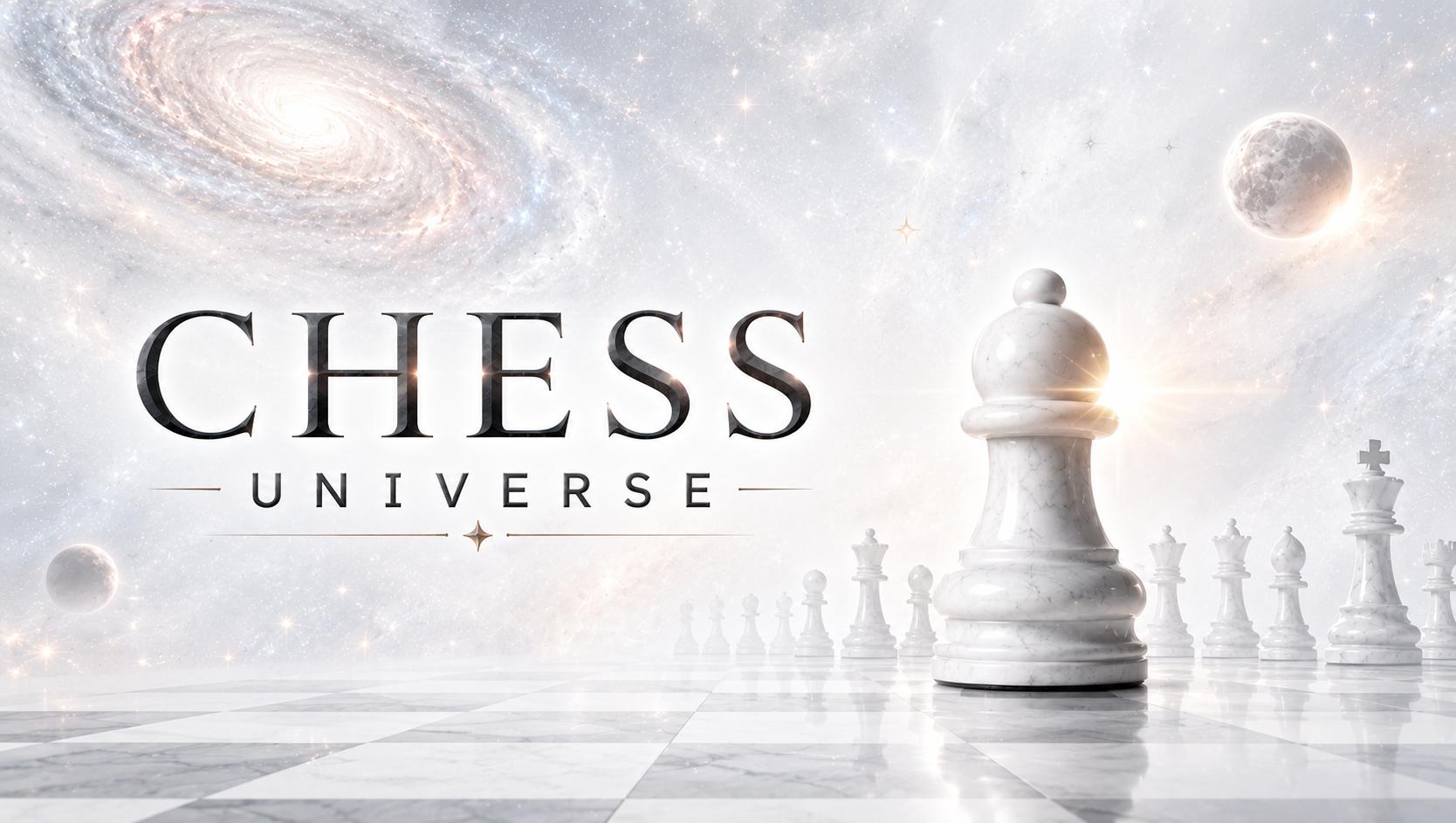 Discovery splash banner for Chess Universe Discord server