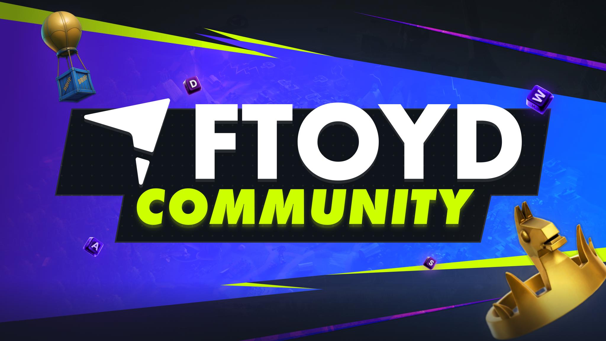 Discovery splash banner for FTOYD Community Discord server