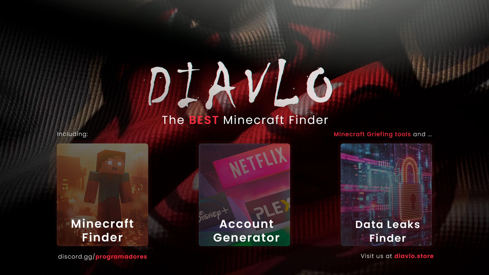 Discovery splash banner for Diavlo Community (0 Panzas) Discord server