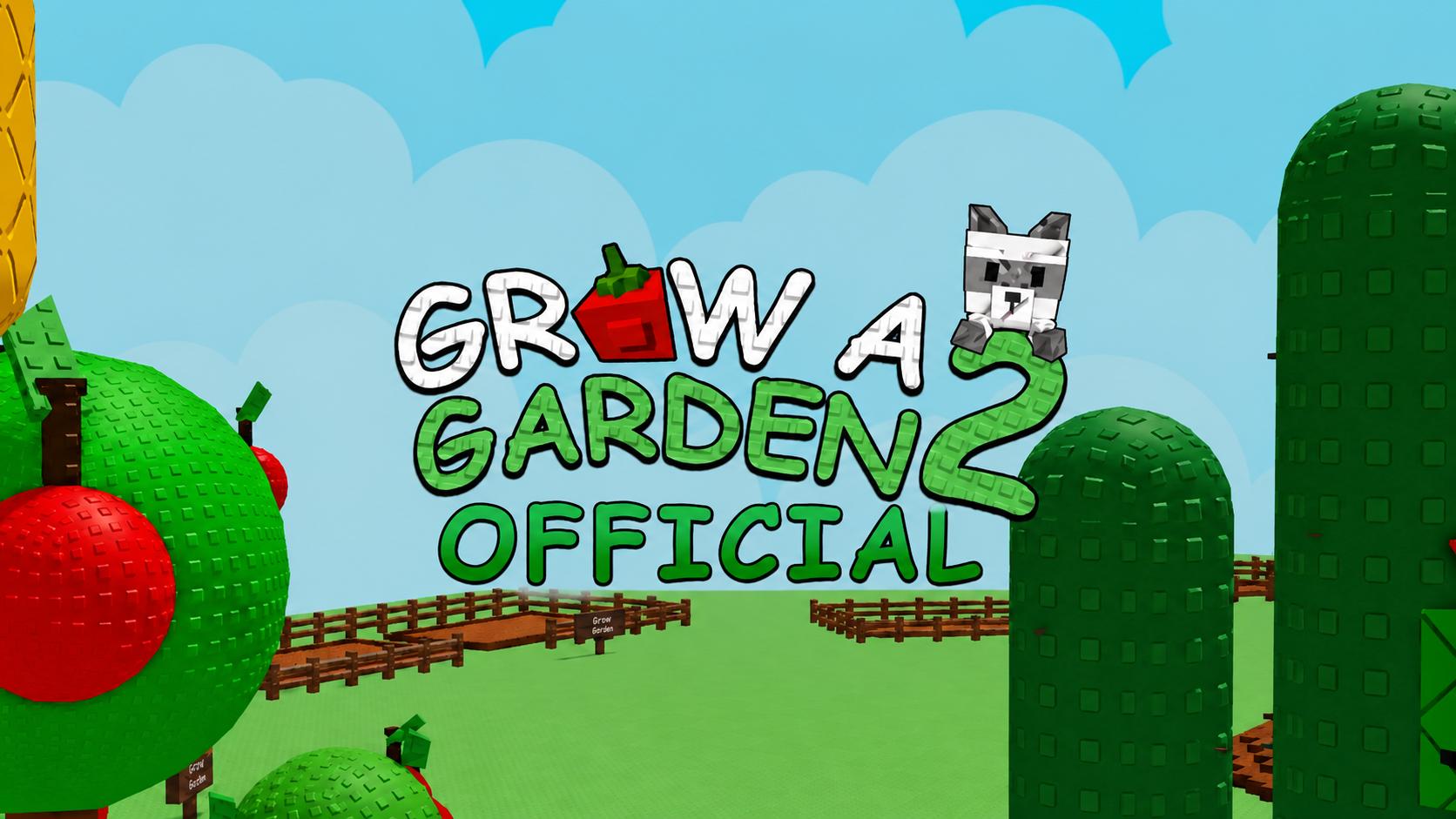 Discovery splash banner for Grow A Garden 2 Official Discord server