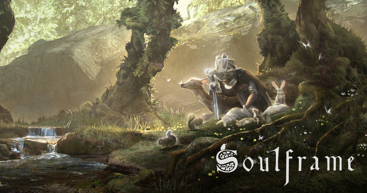 Discovery splash banner for soulframers Discord server