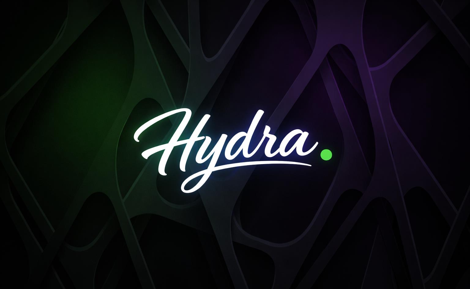 Discovery splash banner for Hydra Network Discord server