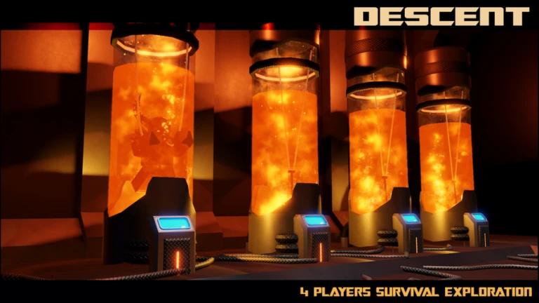 Discovery splash banner for DESCENT Discord server