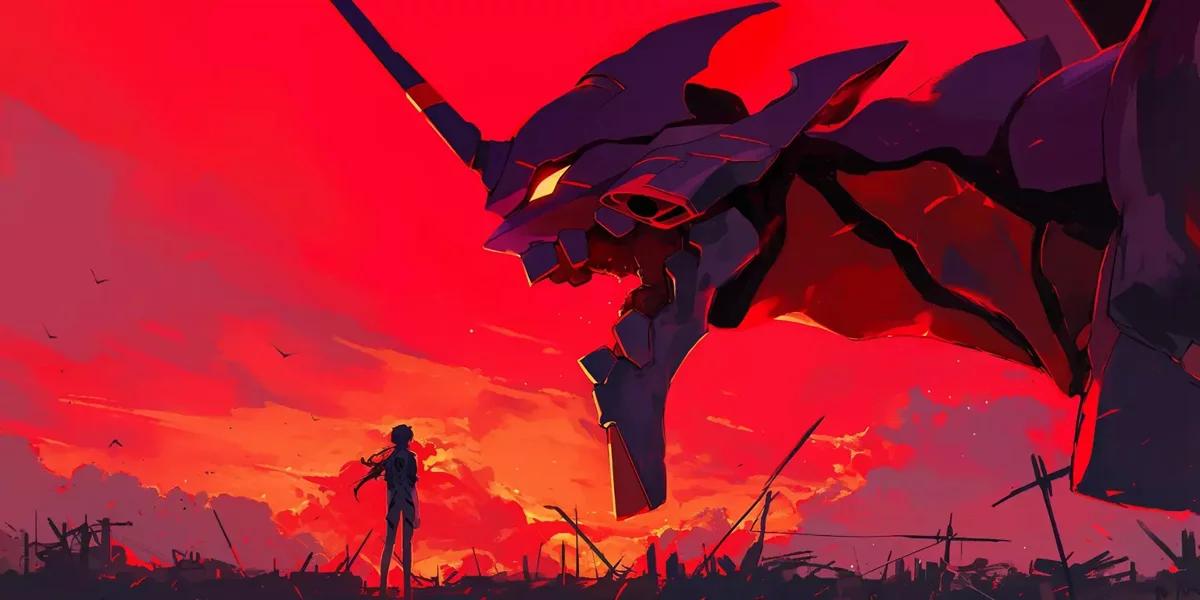 Discovery splash banner for Neon Genesis Evangelion Discord server