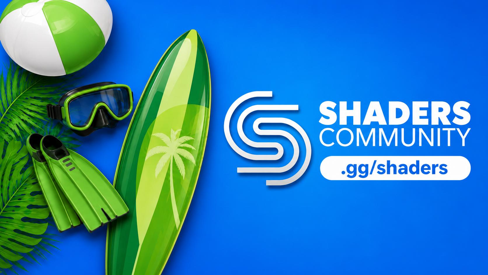 Discovery splash banner for Shaders Community #1.4K Discord server