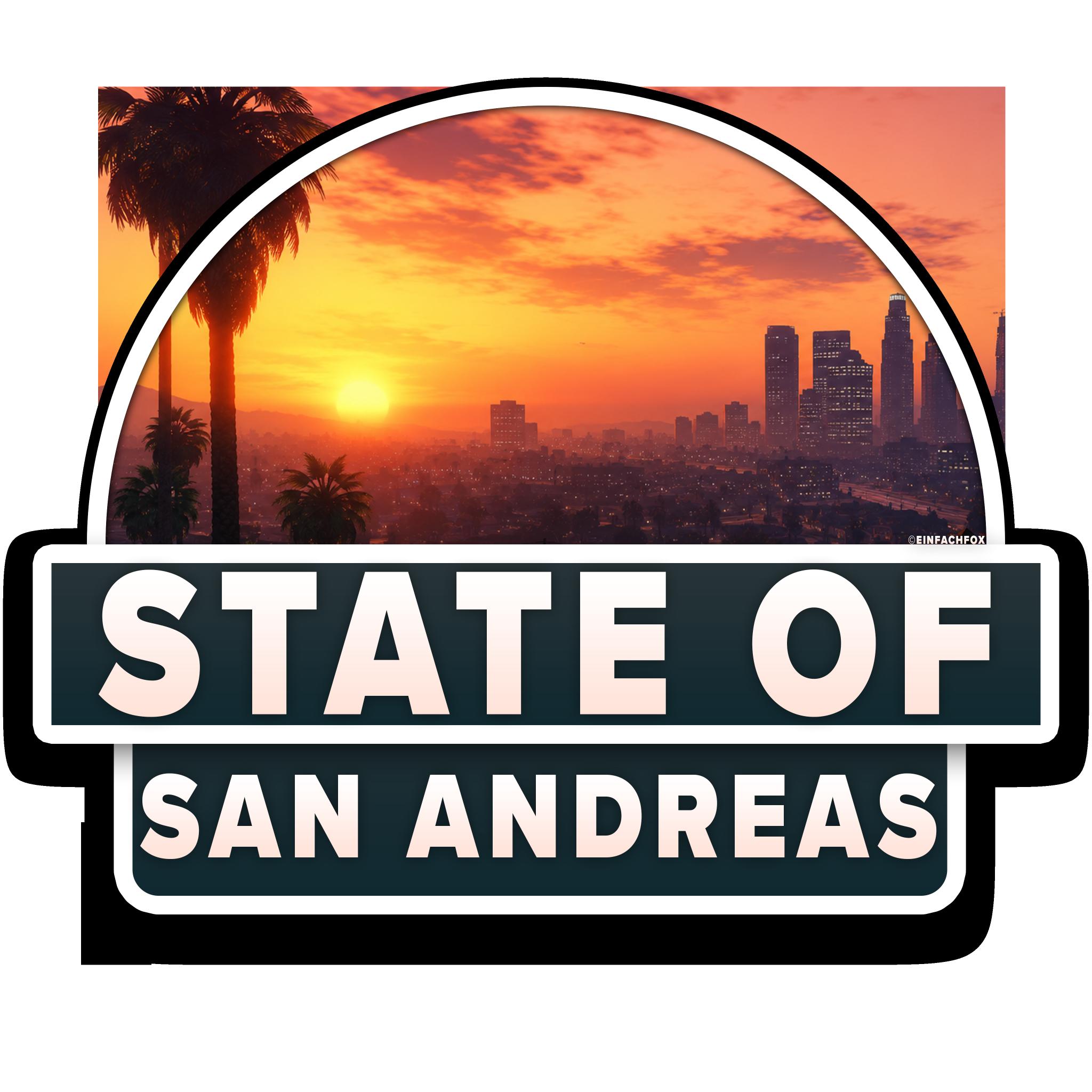 Discovery splash banner for State of San Andreas Discord server