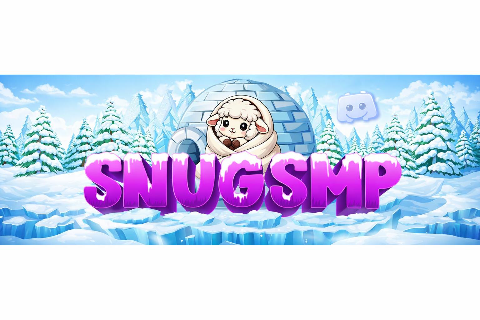 Discovery splash banner for SnugSMP Discord server