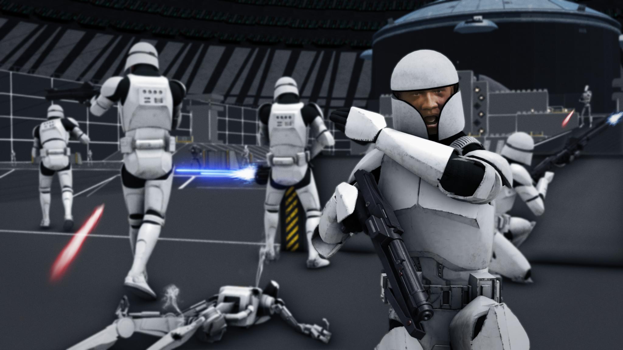 Discovery splash banner for The Clone Wars | ARMA-3 Discord server