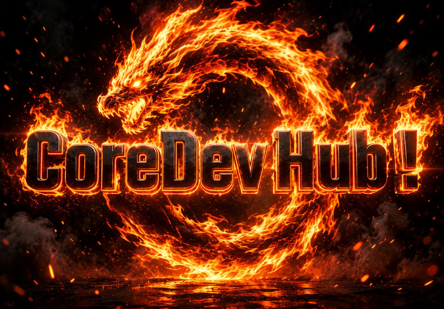 Discovery splash banner for CoreDev Hub Discord server
