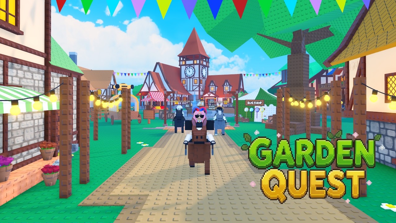 Discovery splash banner for Garden Quests Discord server