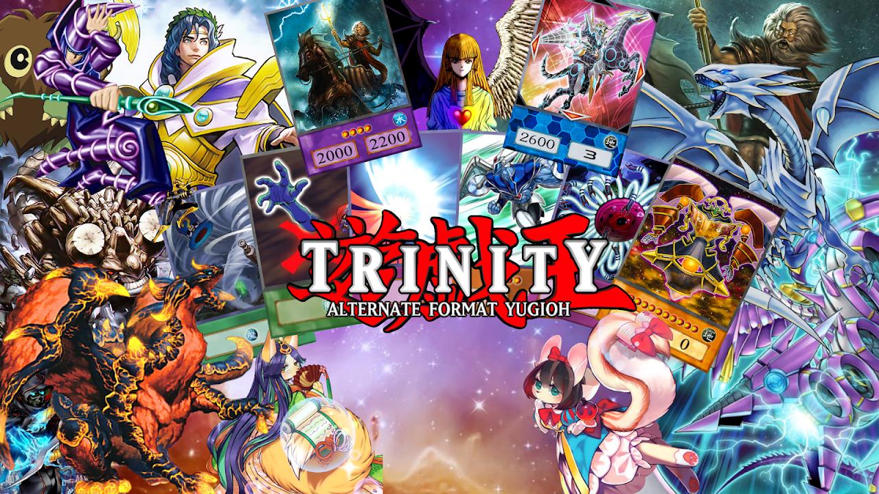 Discovery splash banner for Trinity Format Yugioh Discord server