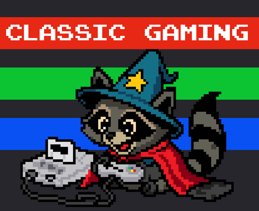 Discovery splash banner for Classic Gaming Discord server
