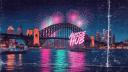 Discovery splash banner for AussieHub | 7th Anniversary Discord server