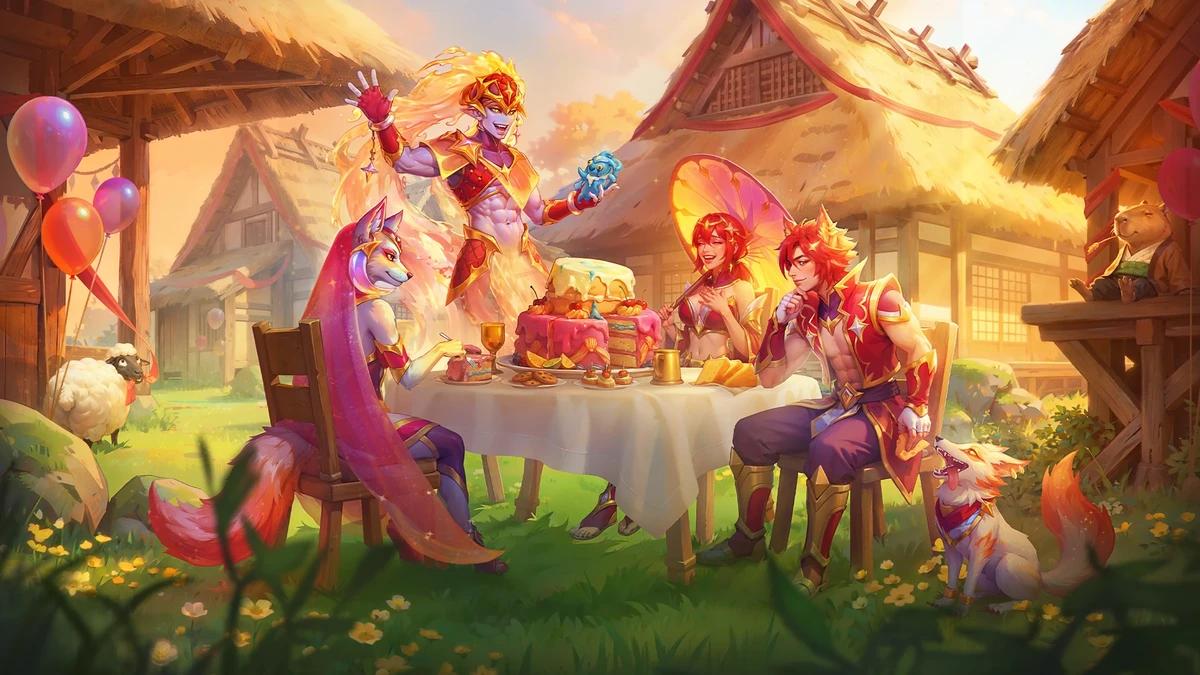 Discovery splash banner for Four Leaf Clover 四葉草 Hero Wars Alliance Discord server