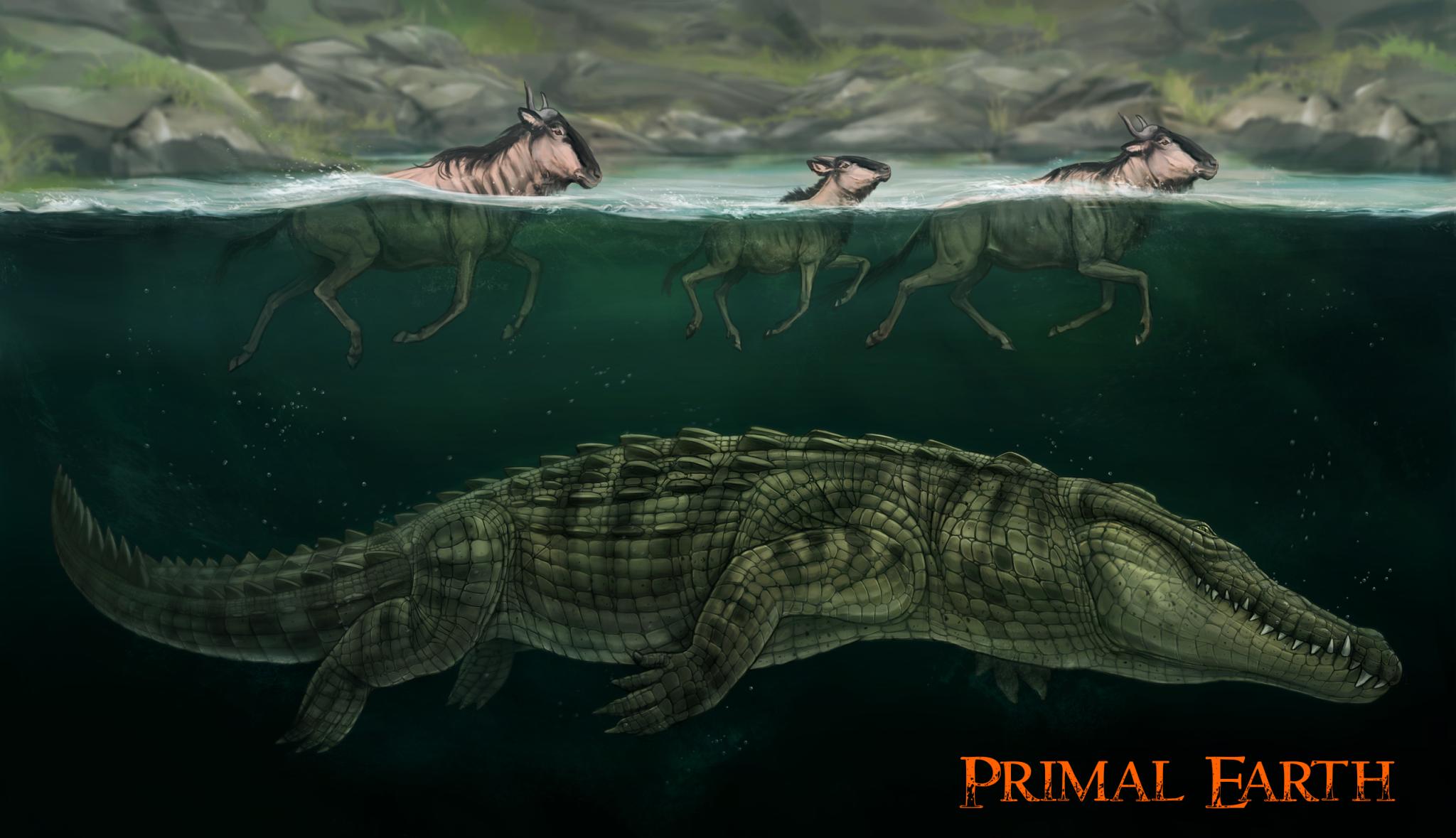 Discovery splash banner for Primal Earth Official Discord server