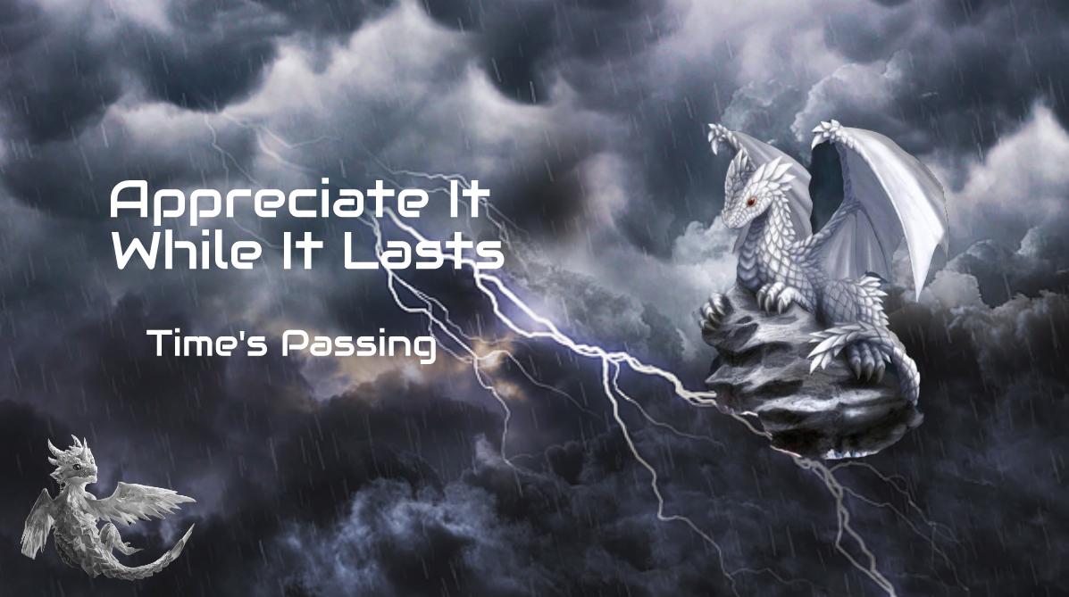 Discovery splash banner for Time's Passing Discord server