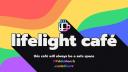 Discovery splash banner for Lifelight Café Discord server