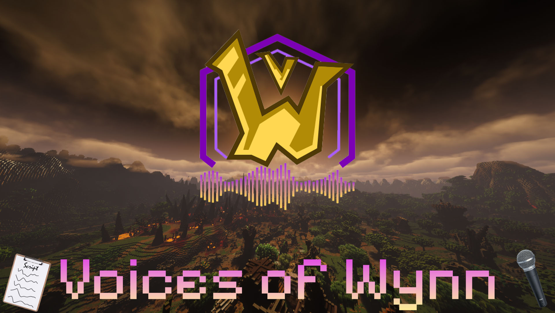 Discovery splash banner for Voices of Wynn Discord server