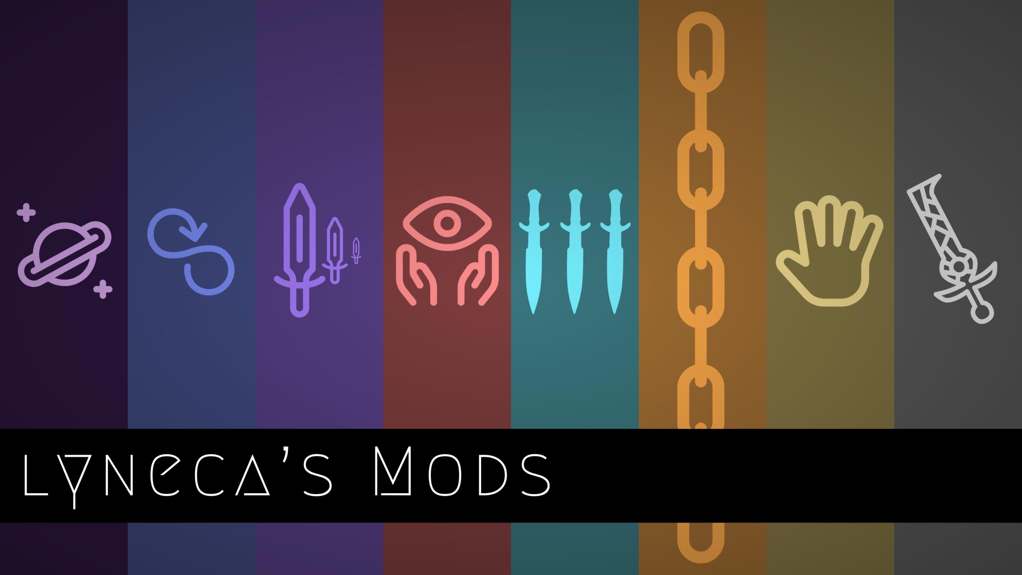 Discovery splash banner for lyneca's mods Discord server