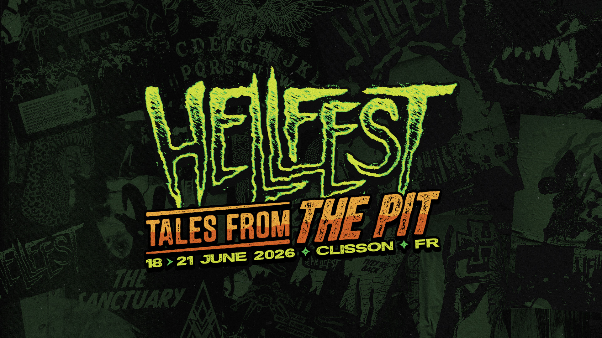Discovery splash banner for Hellfest - Open Air Festival Discord server
