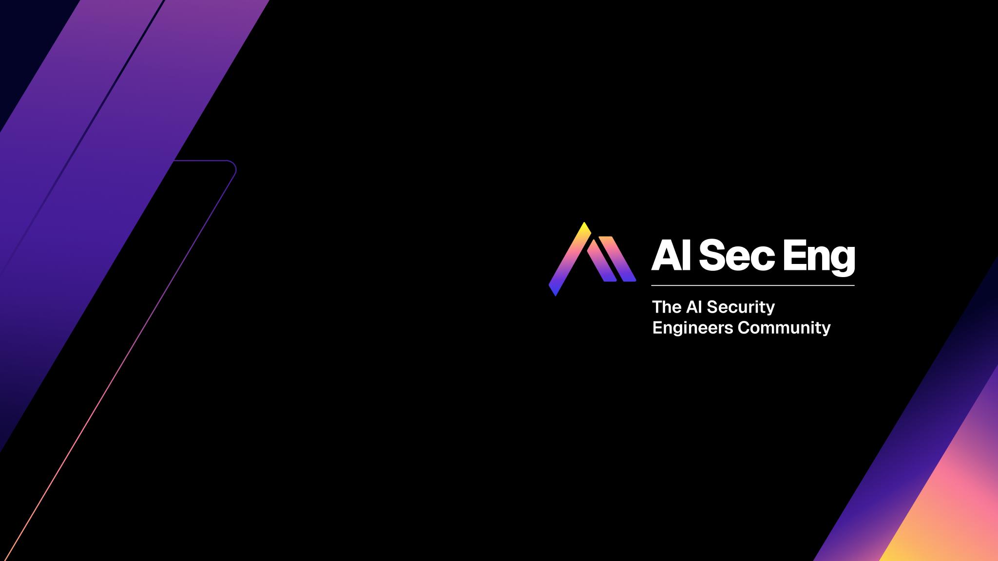 Discovery splash banner for AI Security Engineers Discord server