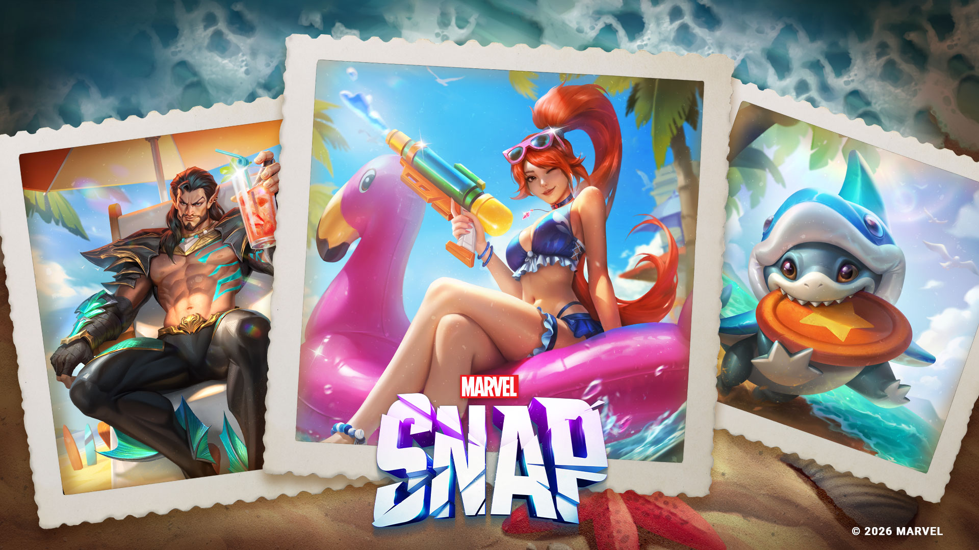 Discovery splash banner for MARVEL SNAP Discord server